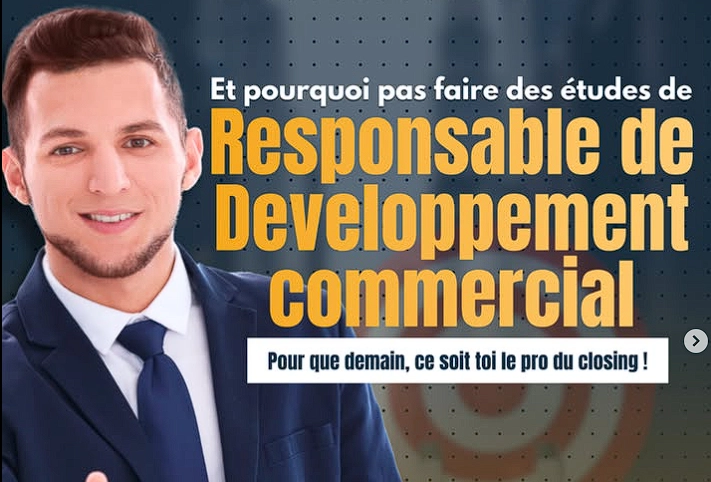 Et pourquoi pas faire des études de ... Responsable de développement commercial ? 🚀