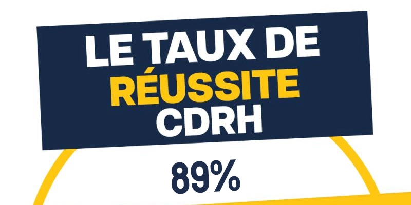 🏆 Le taux de réussite CDRH 2024 🏆